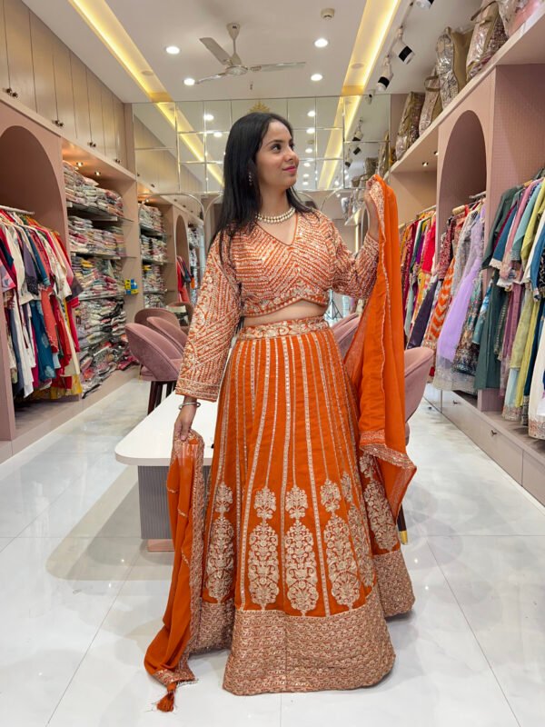 Golden Gota Patti Work