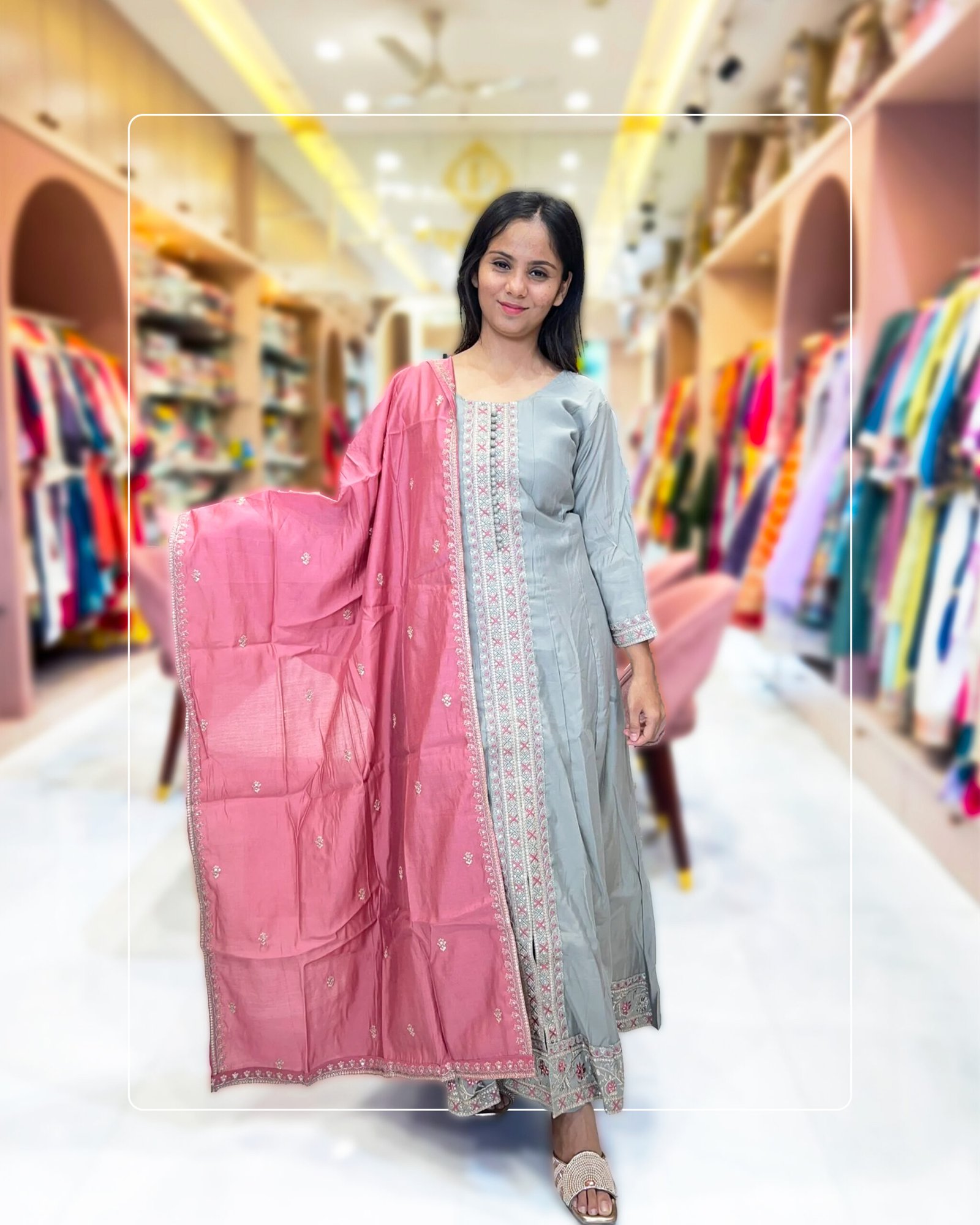 Noorani Champagne Gold Embellished Lehenga Set